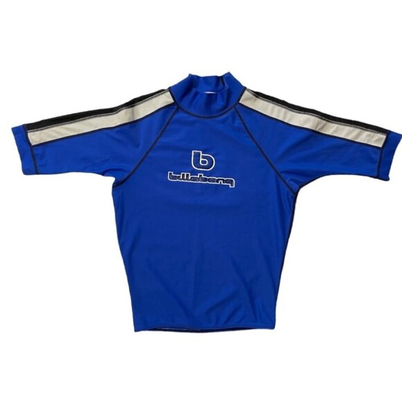 BILL-A-BONG Rash Guard Shirt Large 4-Way Stretch Short Sleeves Swim Surf Gear - Picture 3 of 8